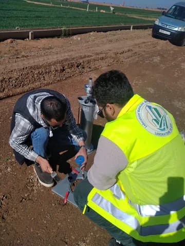 Mesure de la densité en place