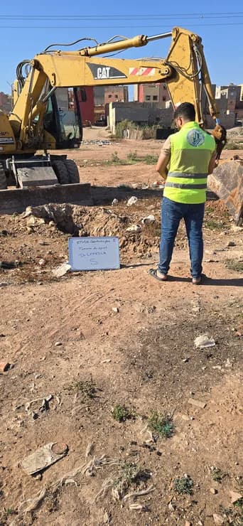 Implantation d’un puits de reconnaissance